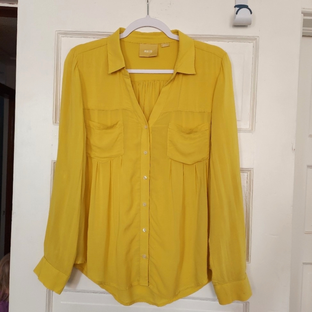 ❤️‍🔥5/$25❤️‍🔥 Anthro Yellow Top